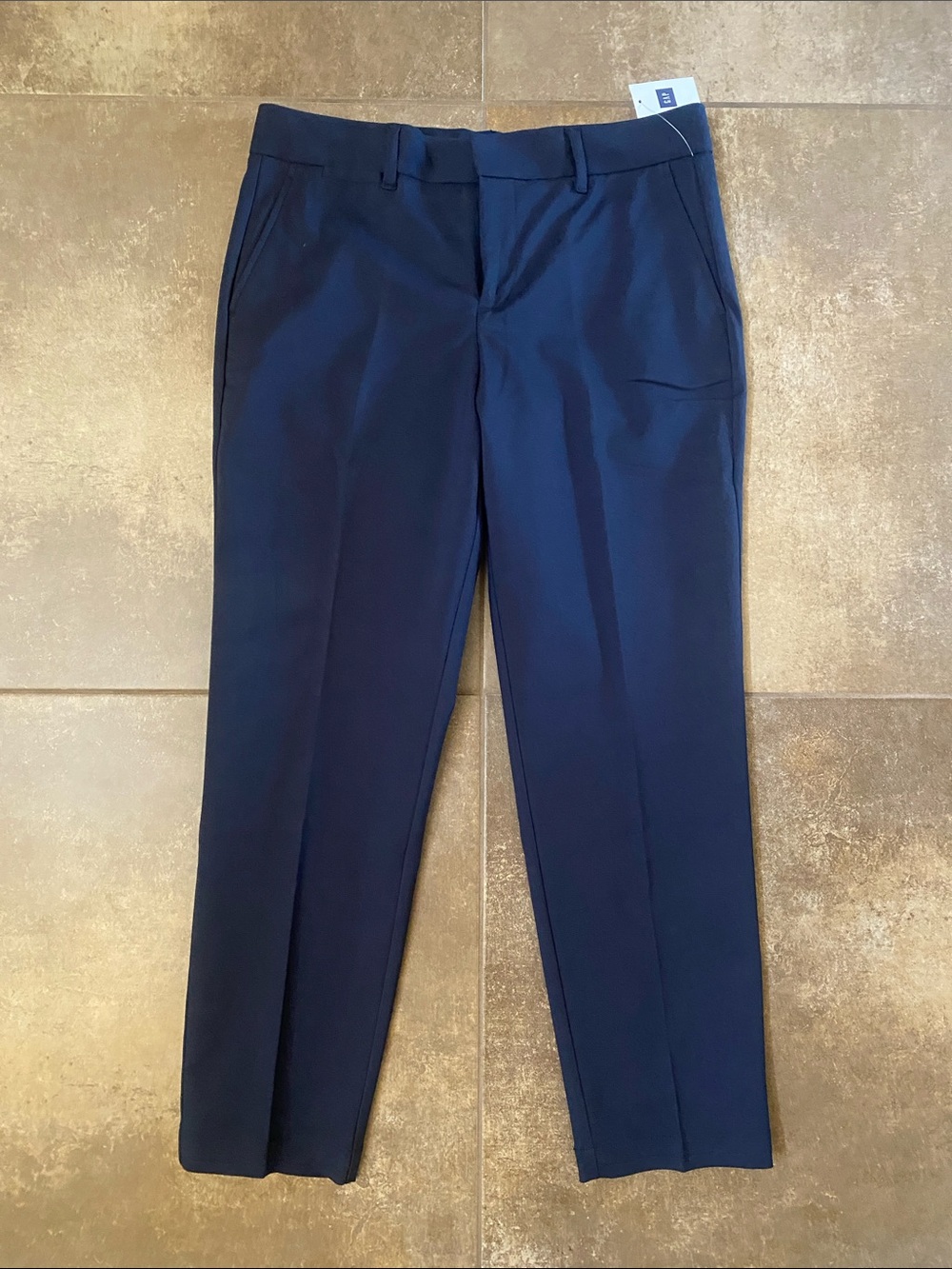 Women’s Navy Slim Crop Dress Pants